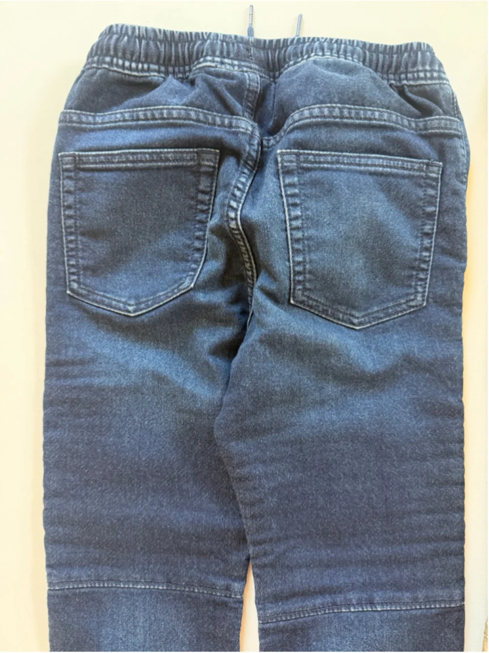 Lot of 2 Gap Kids Moto Jogger Pants Boy in Denim and Olive Green Size M (8-9)